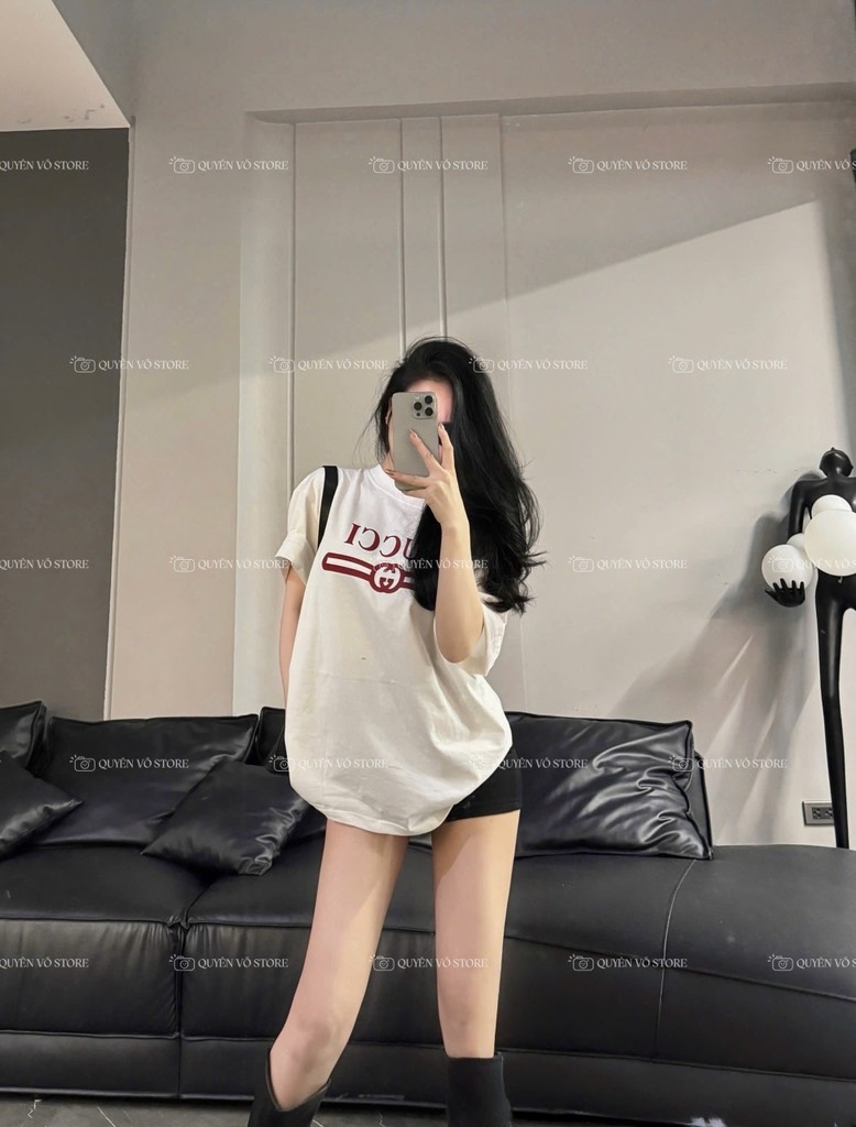 Áo thun Gucci - Form rộng dưới 65kg