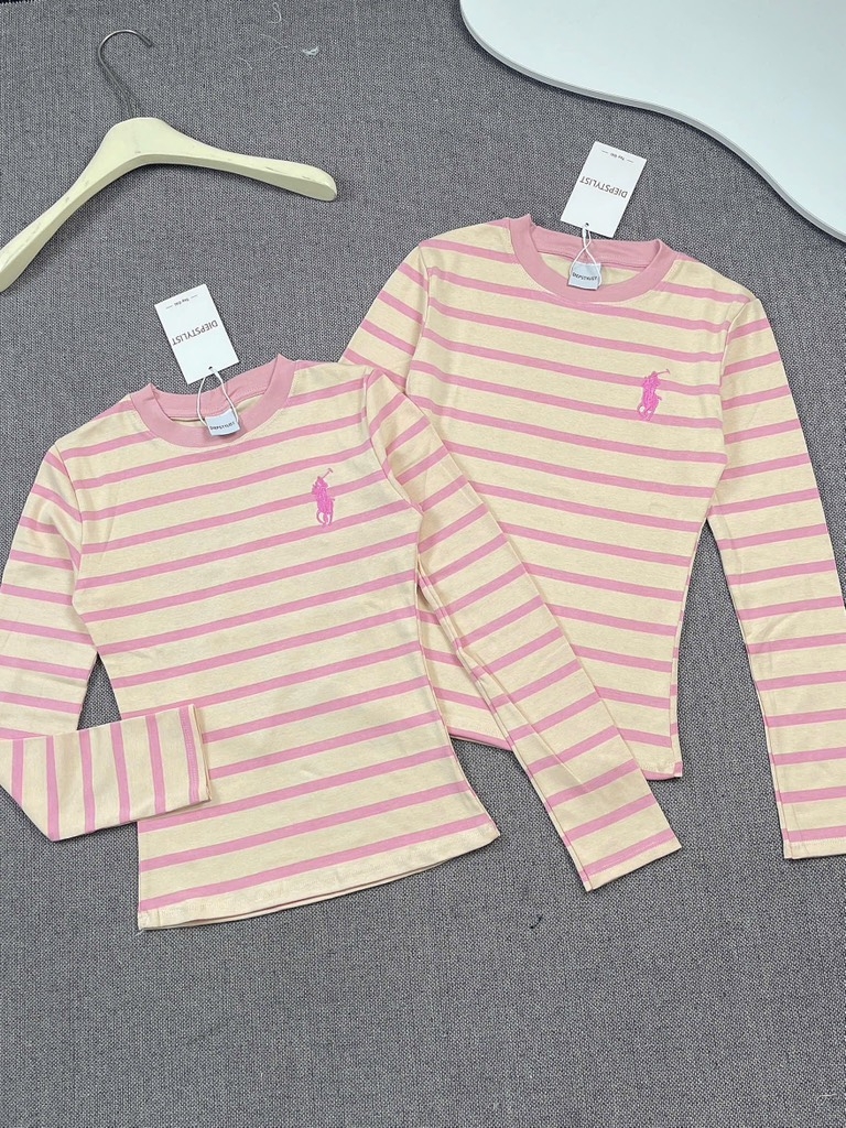 Áo thun tay dài thêu ngựa - Form vừa