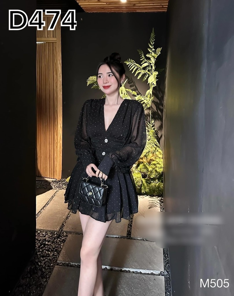 BIGSIZE 55-65kg - Đầm kim tuyến