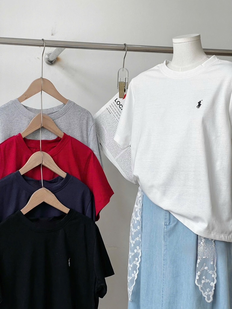 Áo thun basic thêu polo