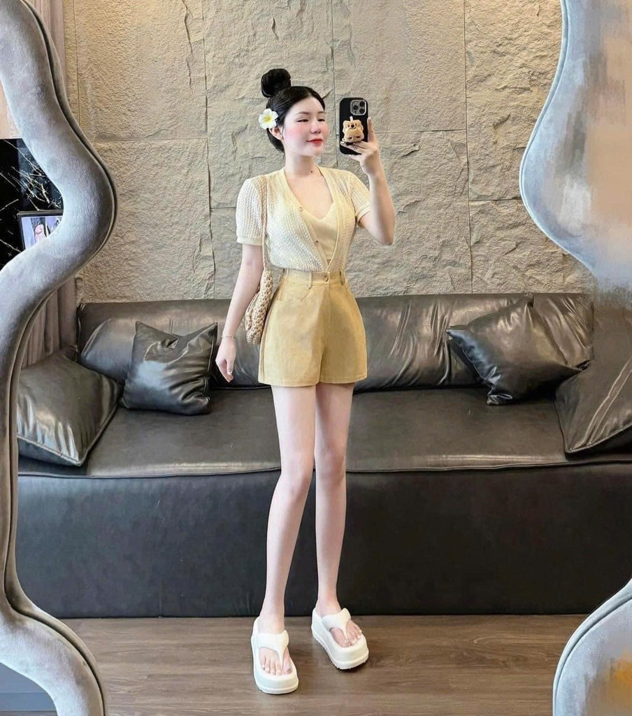 Set 3 món short nude - Freesize