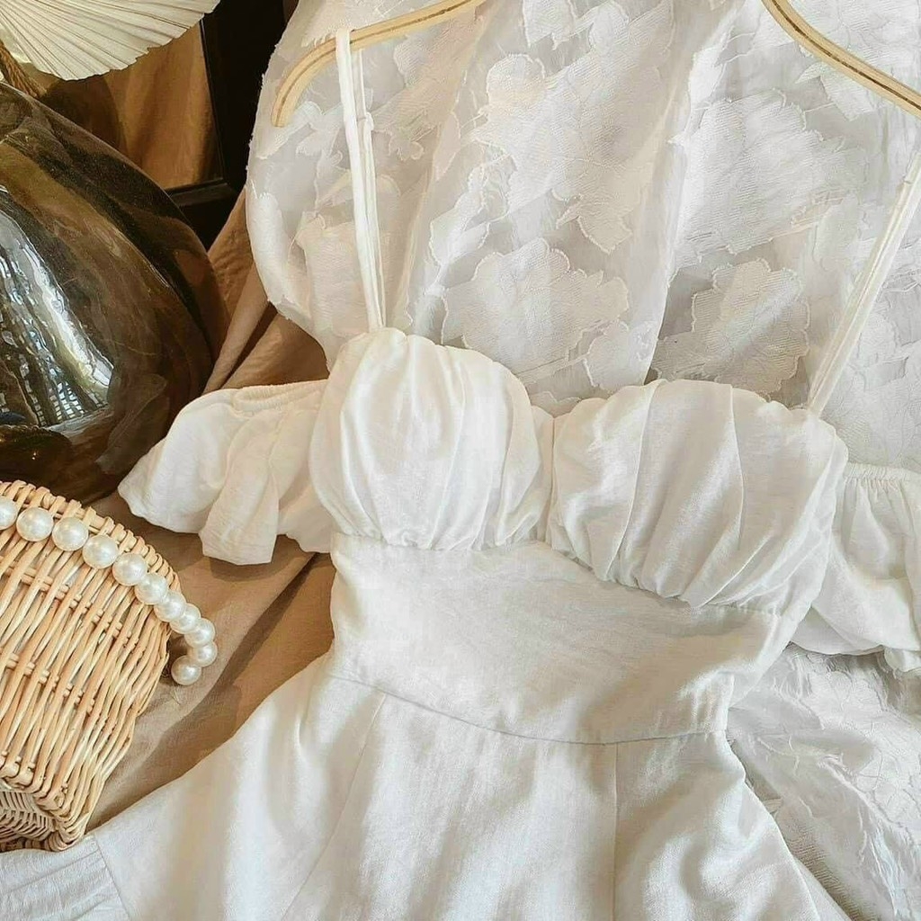 Đầm trễ vai đuôi cá - S