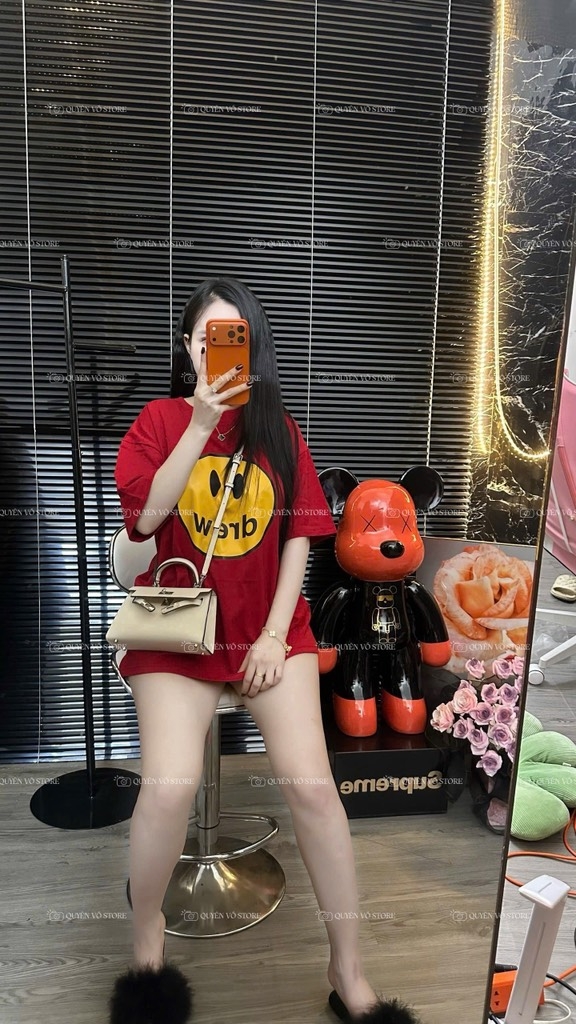 Áo thun mặt cười - Form rộng dưới 65kg