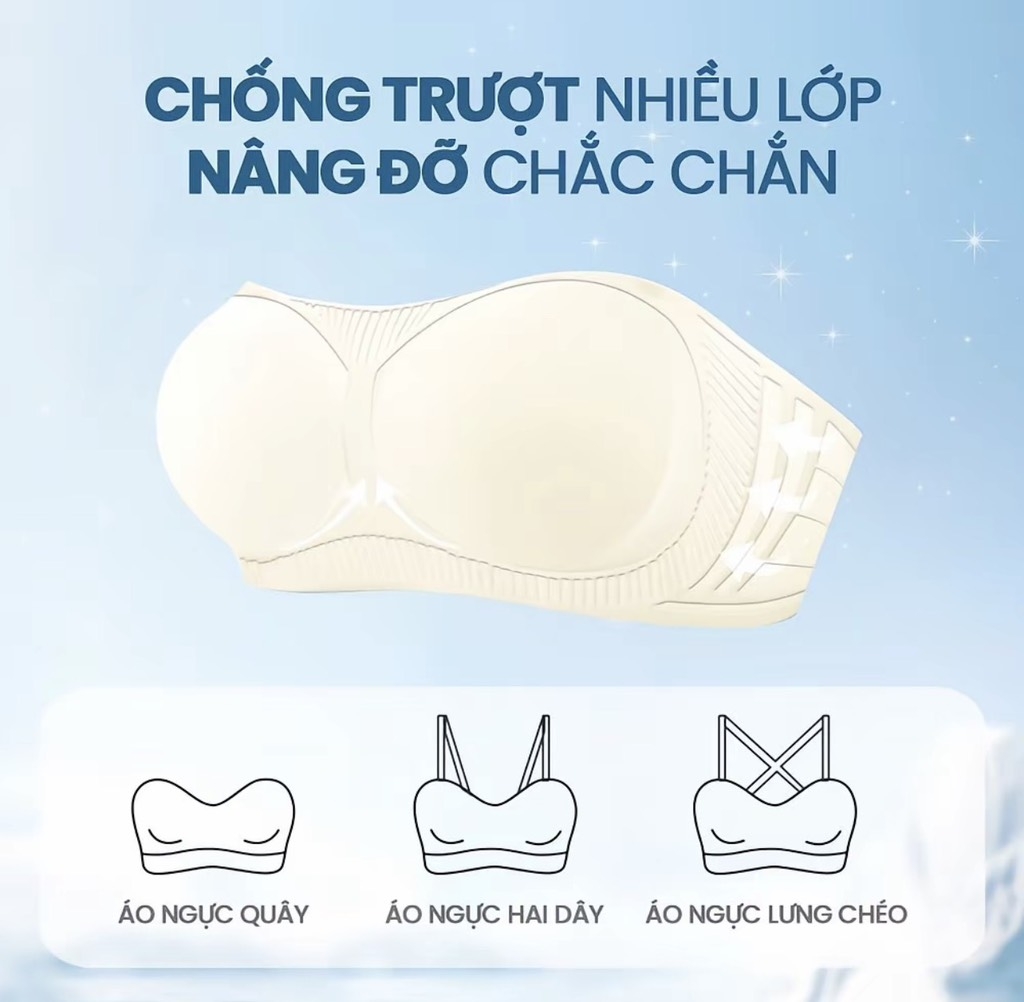 Áo cúp nâng ngực chống tuột