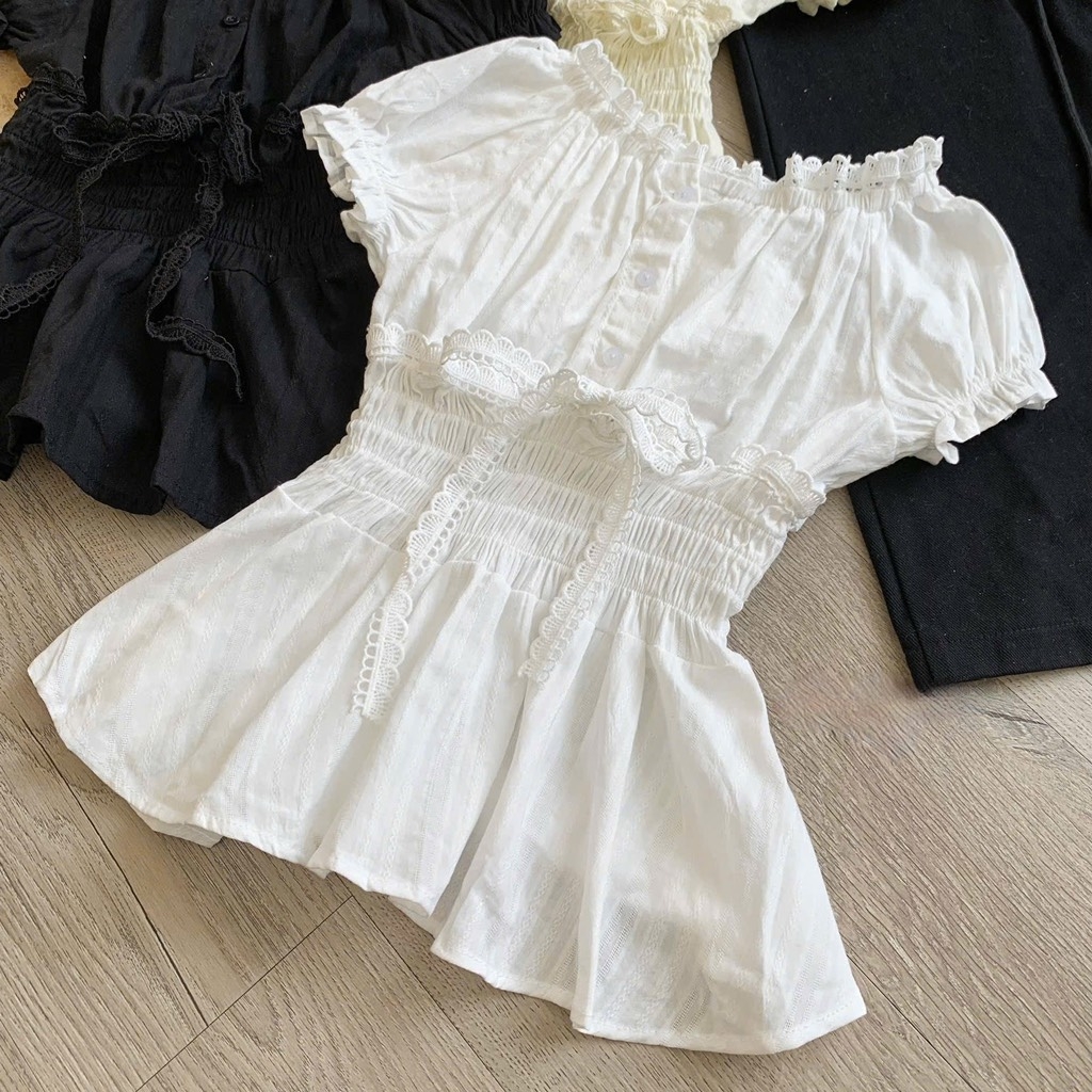 Áo Babydoll chun eo - 662