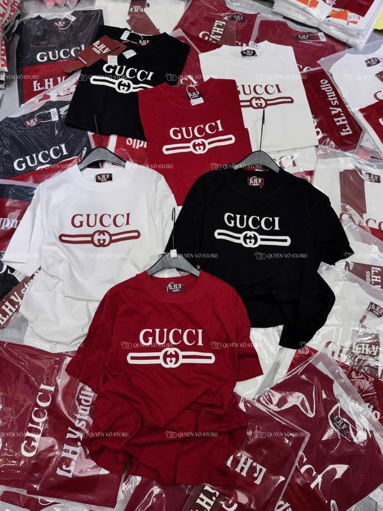 Áo thun Gucci - Form rộng dưới 65kg