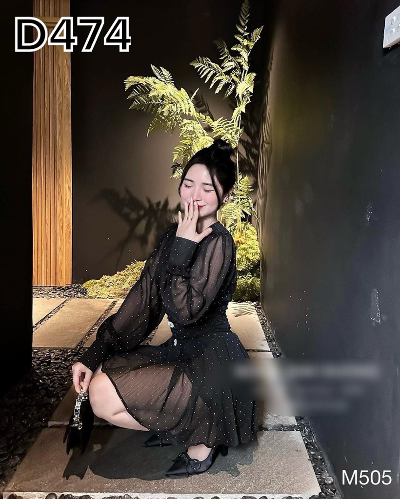 BIGSIZE 55-65kg - Đầm kim tuyến