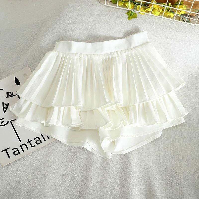 Chân váy xếp li 2 tầng - hàng Quảng Châu