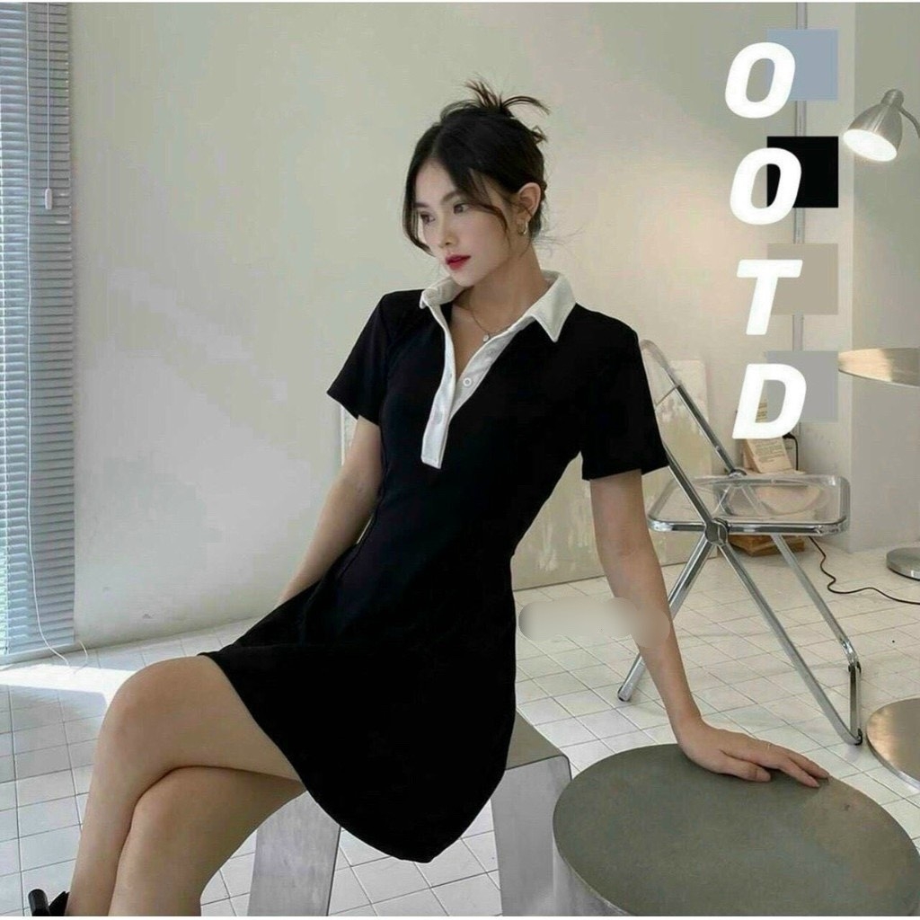 BIGSIZE 55-65kg - Đầm viền polo
