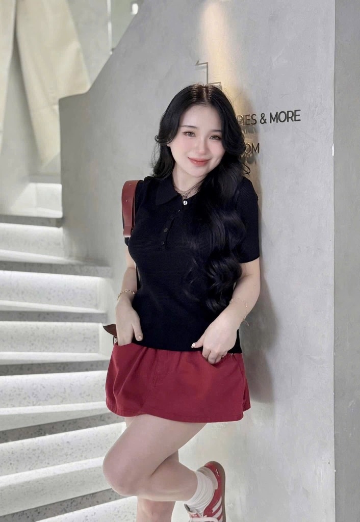 Áo len cổ polo QC