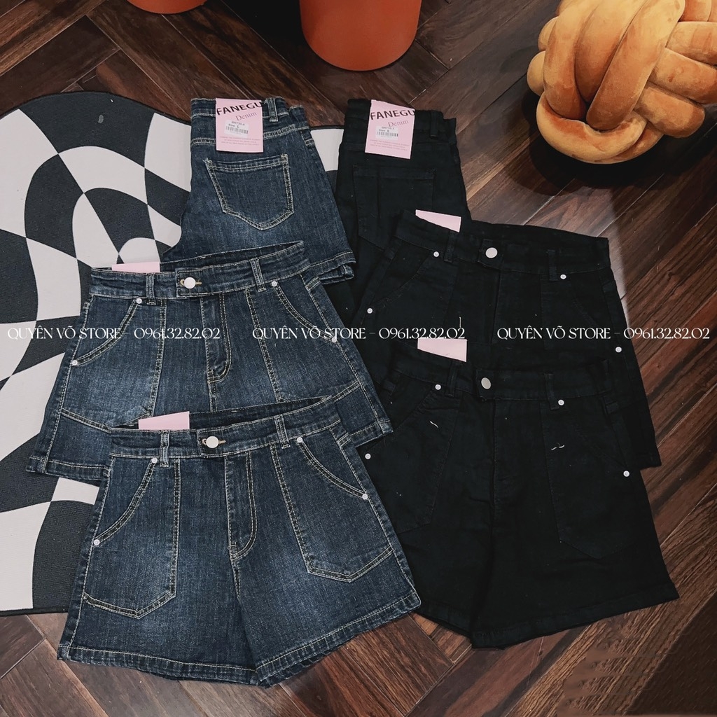 QJ 730 Quần jean short dãn