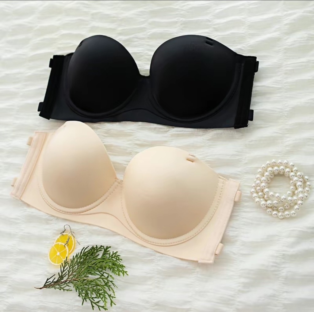 Áo cúp ngực kèm dán 2 bên - M77