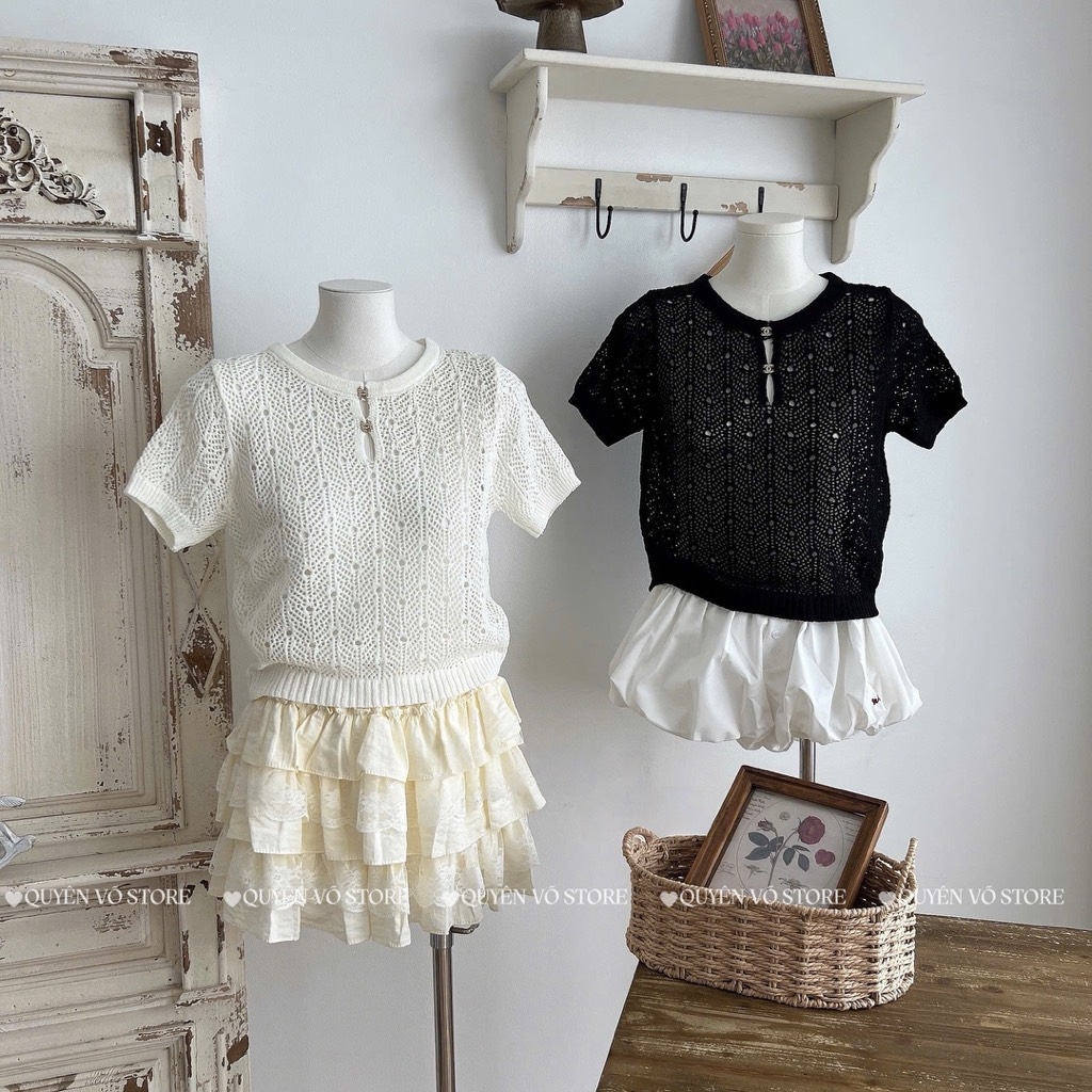 Áo MTG Chanel lưới