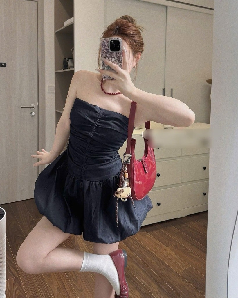 Jum jean cúp ngực thân bí