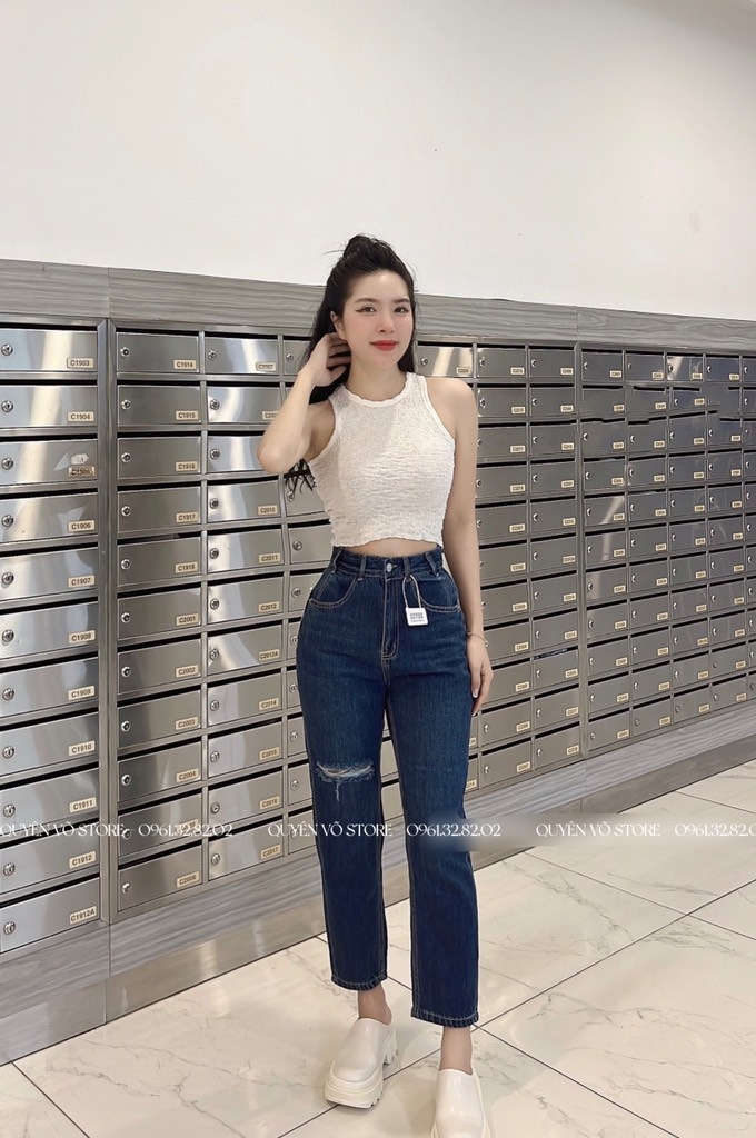 QJ 7472 Quần jean Baggy