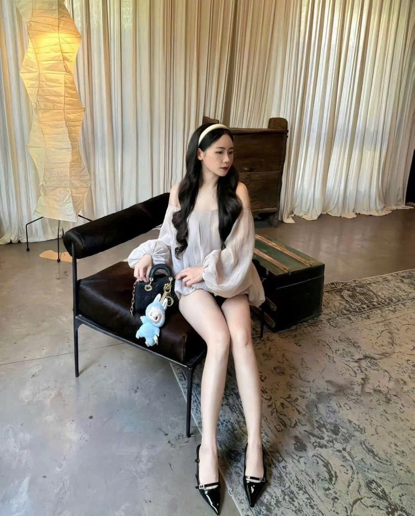 Áo Babydoll voan tơ nude