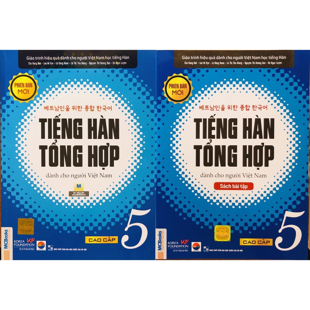 Tiếng Hàn Tổng Hợp Cao Cấp 5 – Đen Trắng (Phiên Bản Mới) Nhasachviet.Vn