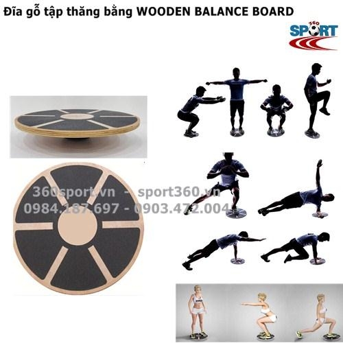 Đĩa gỗ tập thăng bằng 360sport