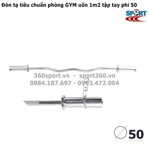 Đòn tạ uốn 1m2 tập tay phi 50 phòng GYM