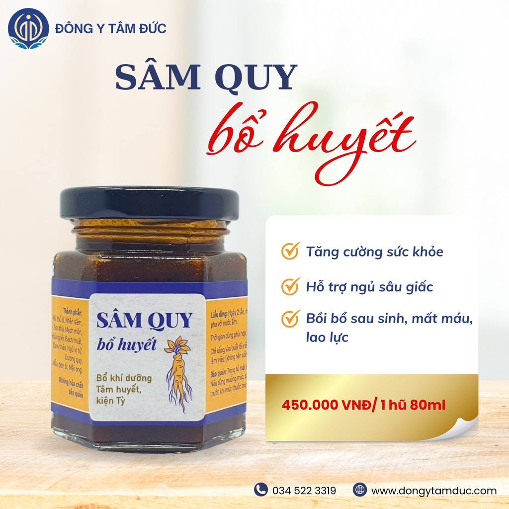 Sâm quy bổ huyết