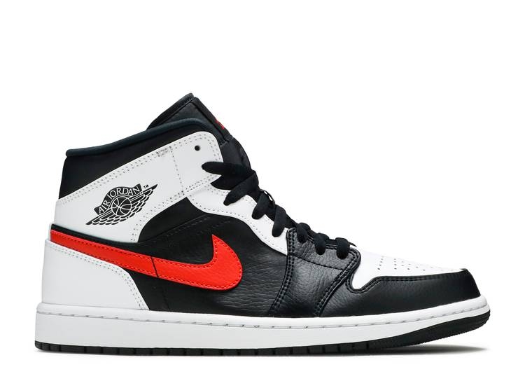 Air Jordan 1 Mid 'Black Chile Red' Shop Tú Shoes