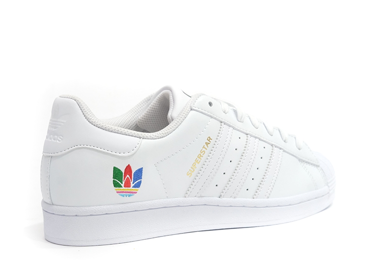 superstar shoes white and gold