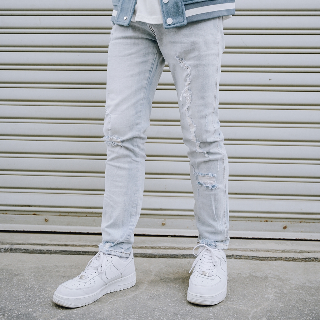 Jeans rách - Blue White Shop Tú Shoes