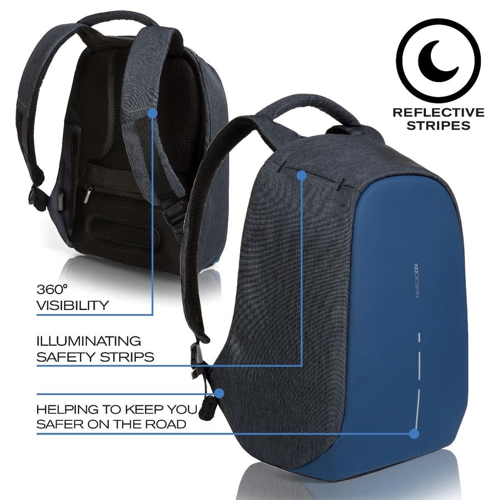 Bobby Compact AntiTheft backpack, Diver Blue TL Vietnam