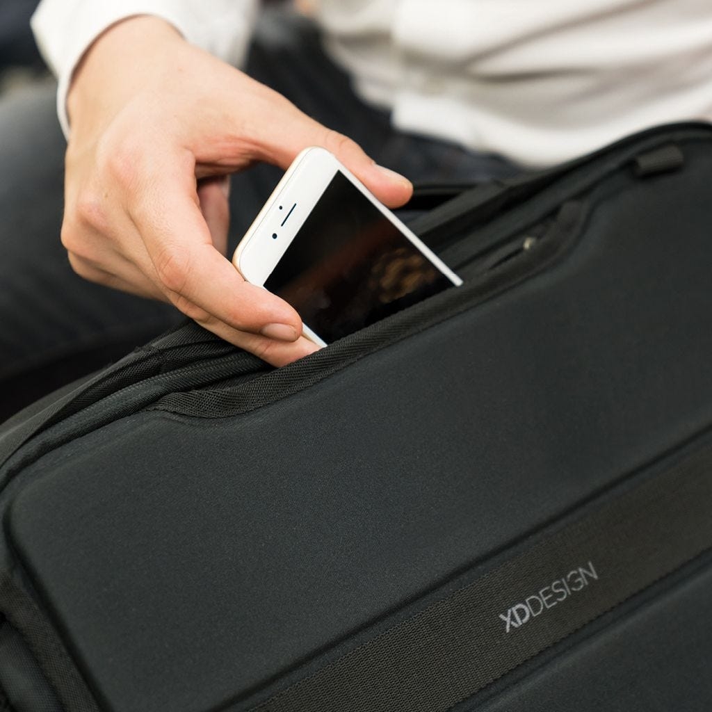 Bobby Bizz AntiTheft Backpack & Briefcase, Black TL Vietnam