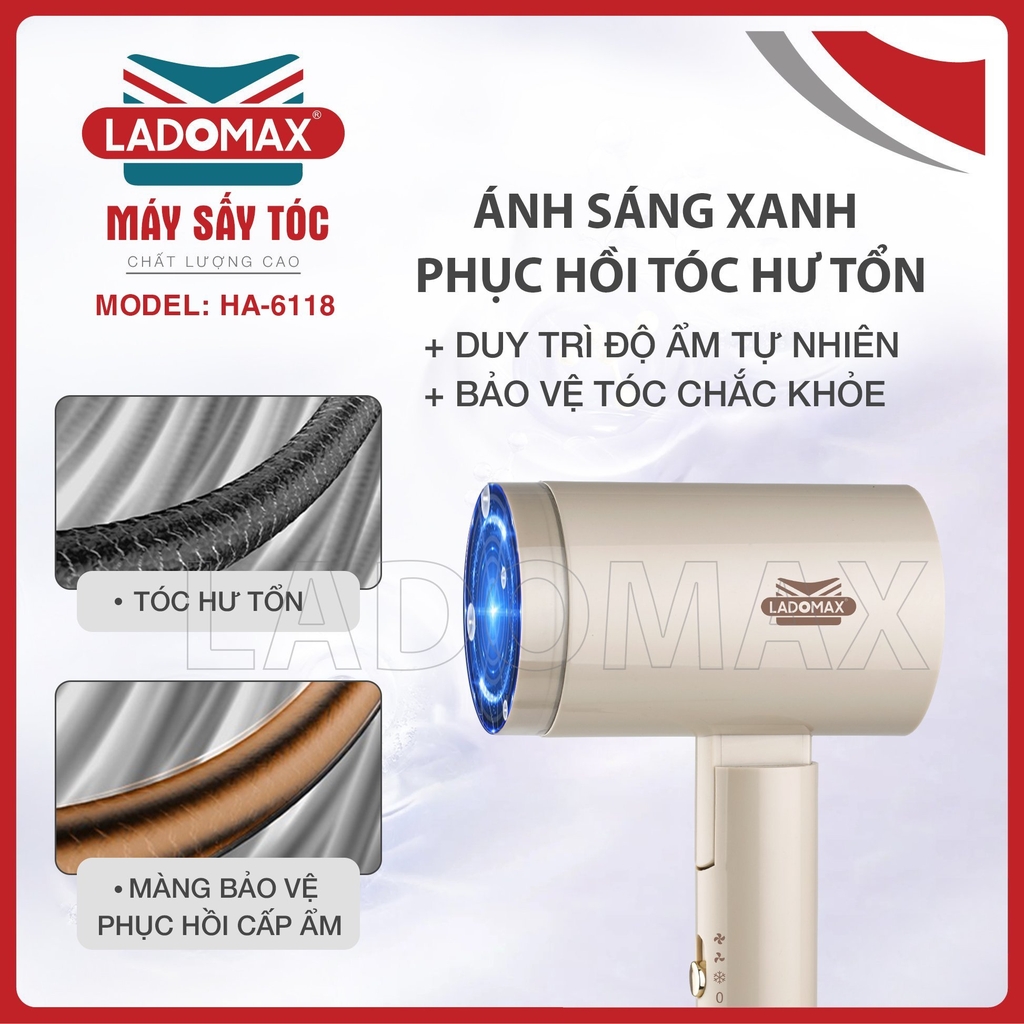 Máy sấy tóc Ladomax Ha-6118 (1tx32)