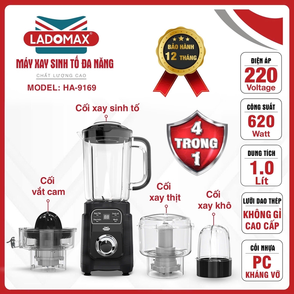 Máy xay sinh tố Ladomax HA-9169