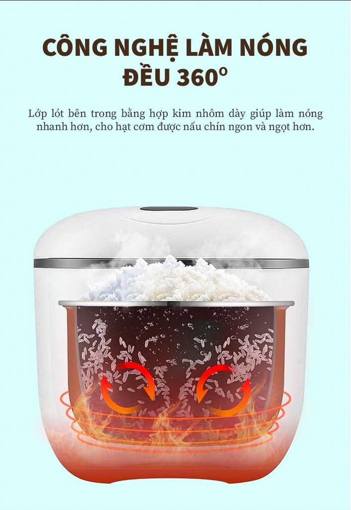 Nồi cơm điện 1.2L Tsuki TS-XH30JX (1tx8)