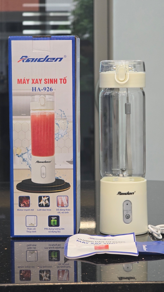 Máy xay sinh tố cầm tay Raiden Ha-926