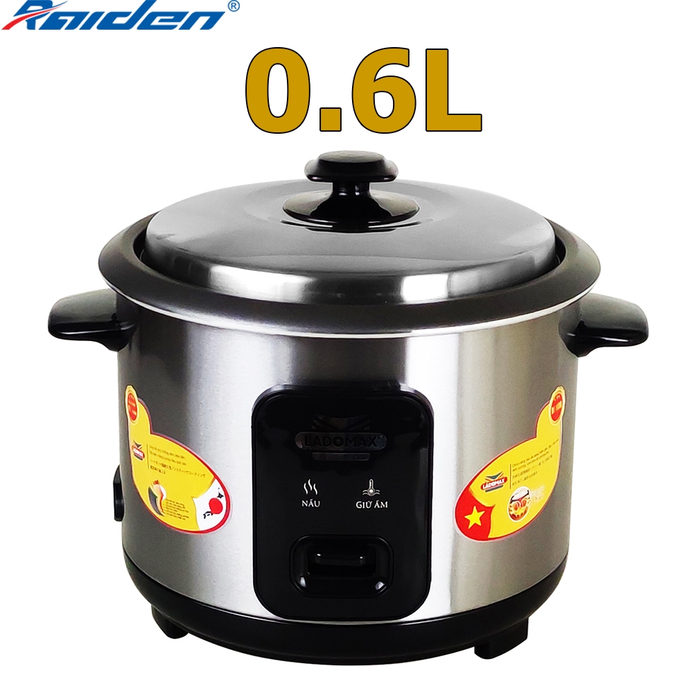 Nồi cơm điện 0.6L nắp rời Ladomax Ha-7106 (1tx12)