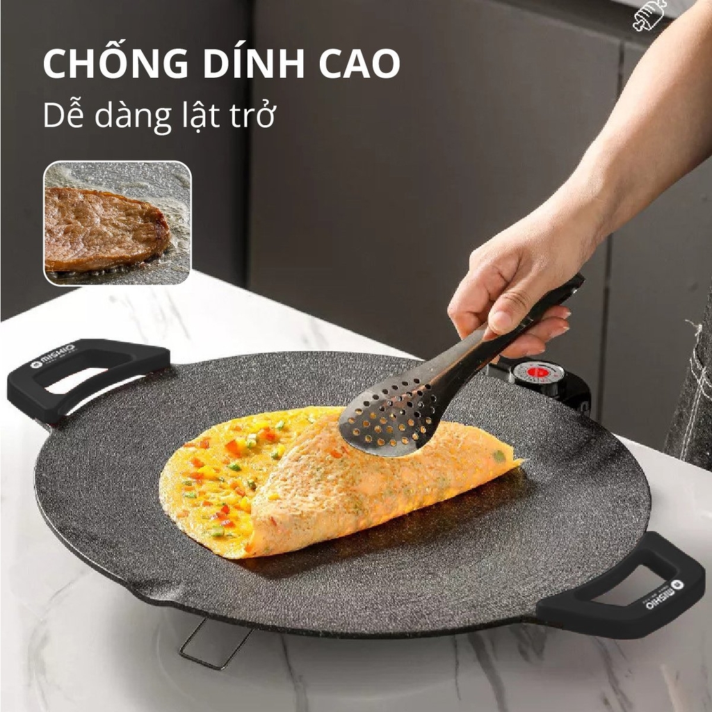 Bàn nướng đá tròn 36cm Mishio MK347 (1tx10)