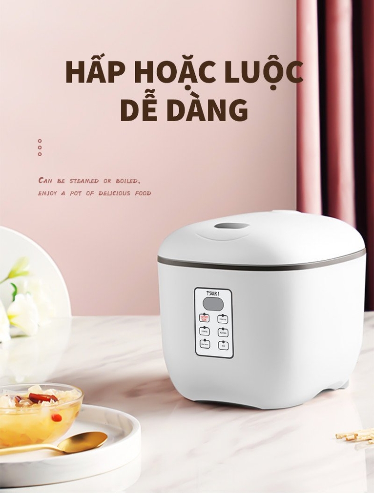 Nồi cơm điện tử 1.2L Tsuki TS-XH30 (1tx8)