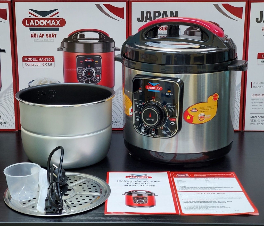 Nồi áp suất 6L Ladomax Ha-7860