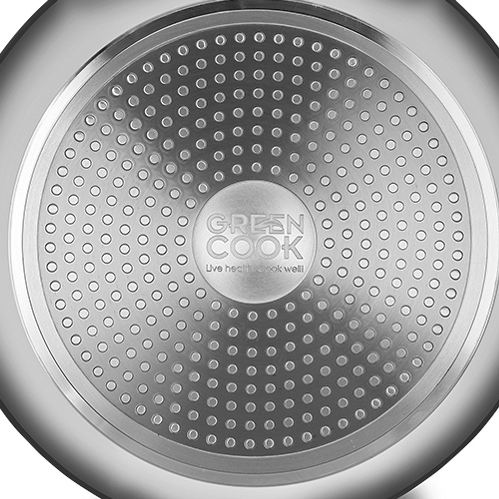 Chảo tráng gương Greencook  GCP04-26IH 26cm