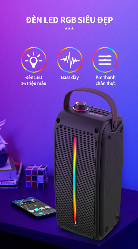 Loa kéo xách tay mini Bestsound BD-87A, 20W