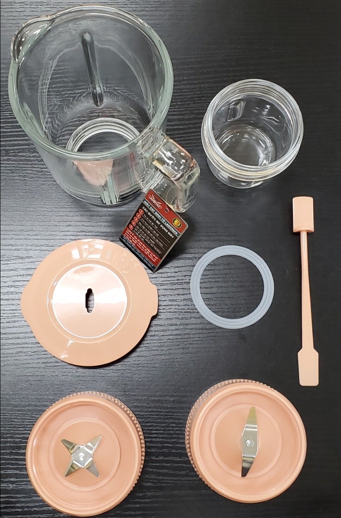 Máy xay sinh tố 2 cối thủy tinh Ladomax Ha-9166-2 (1tx8)