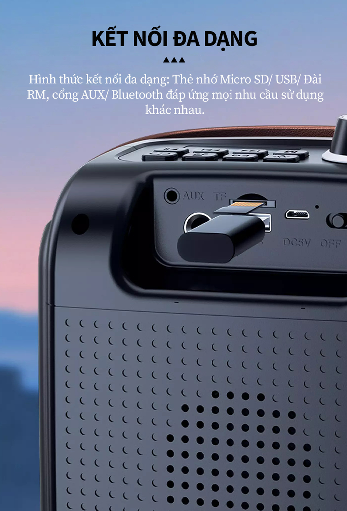 Loa kéo xách tay mini Bestsound BD-87A, 20W