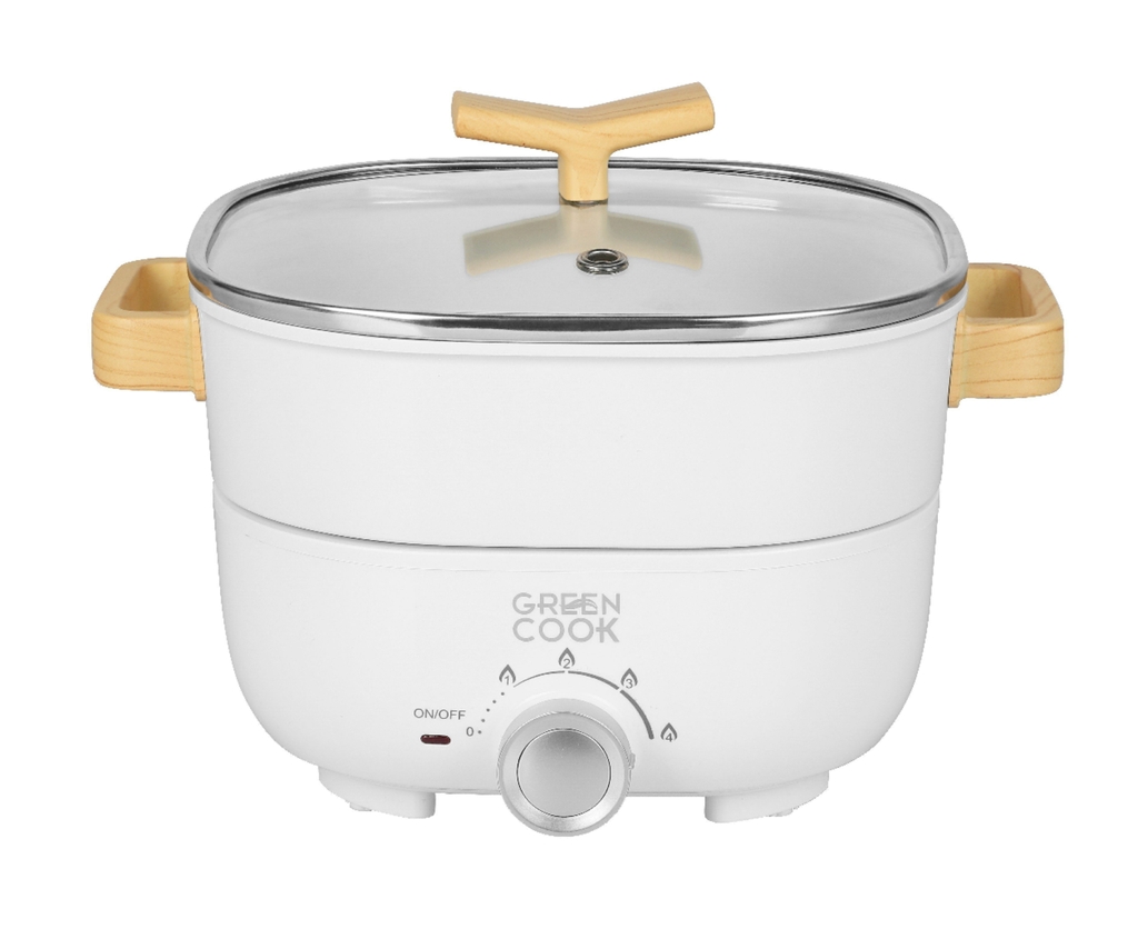 Nồi lẩu điện nhôm đúc Greencook GCEH233 (1tx8)