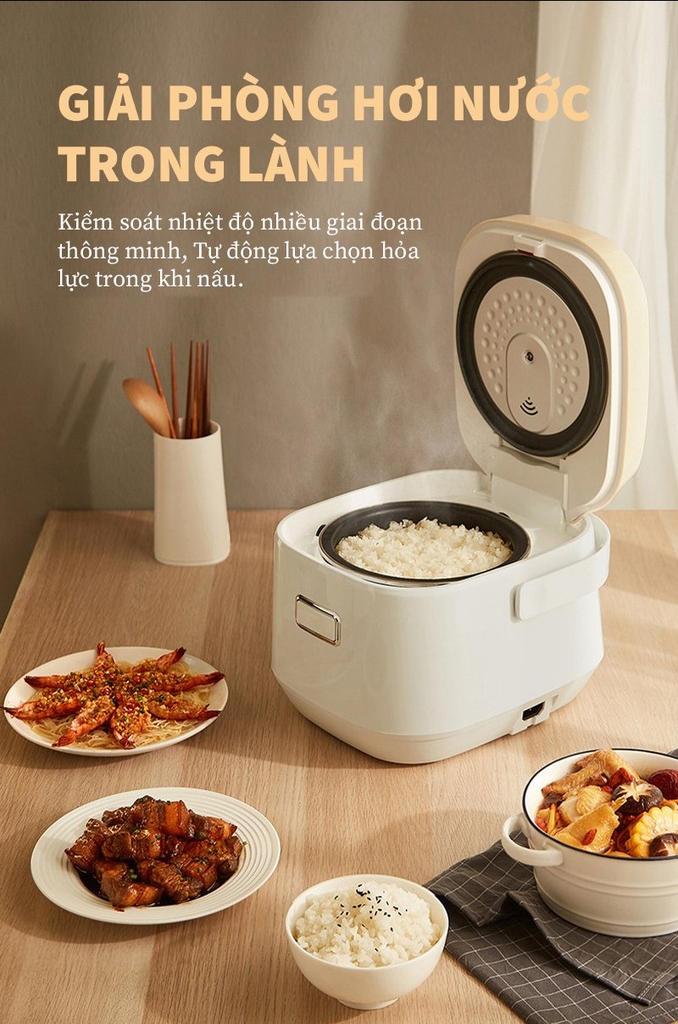 Nồi cơm điện từ cao tần 1.5L Tsuki TS-RC30HI