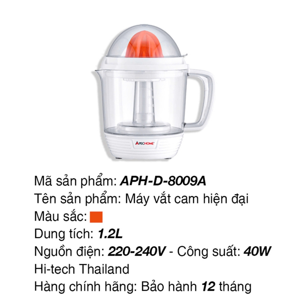 Máy vắt cam Apechome APH-D-8009A
