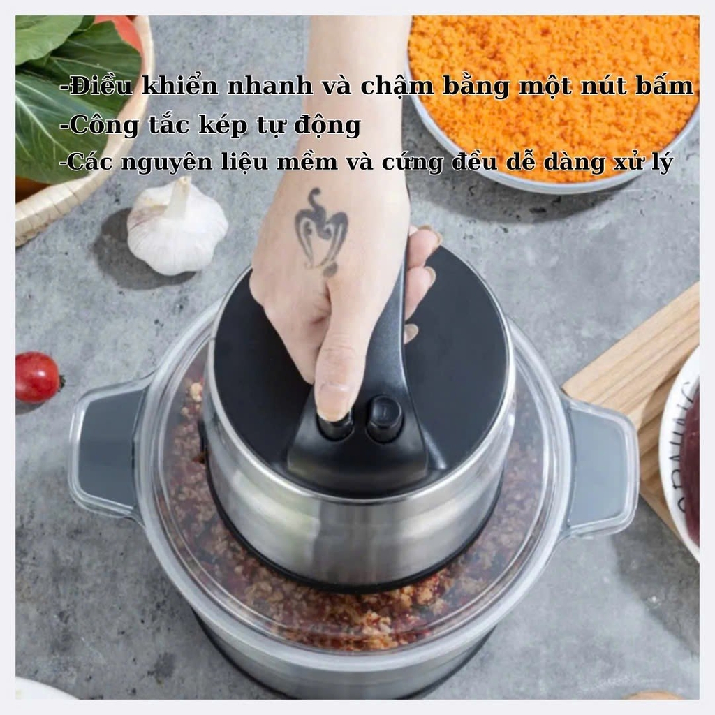 Máy xay thịt Osako OST1025, 5.8L, 950W (1tx4)