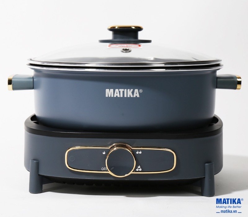 Nồi lẩu nướng đa năng Matika MTK-9055