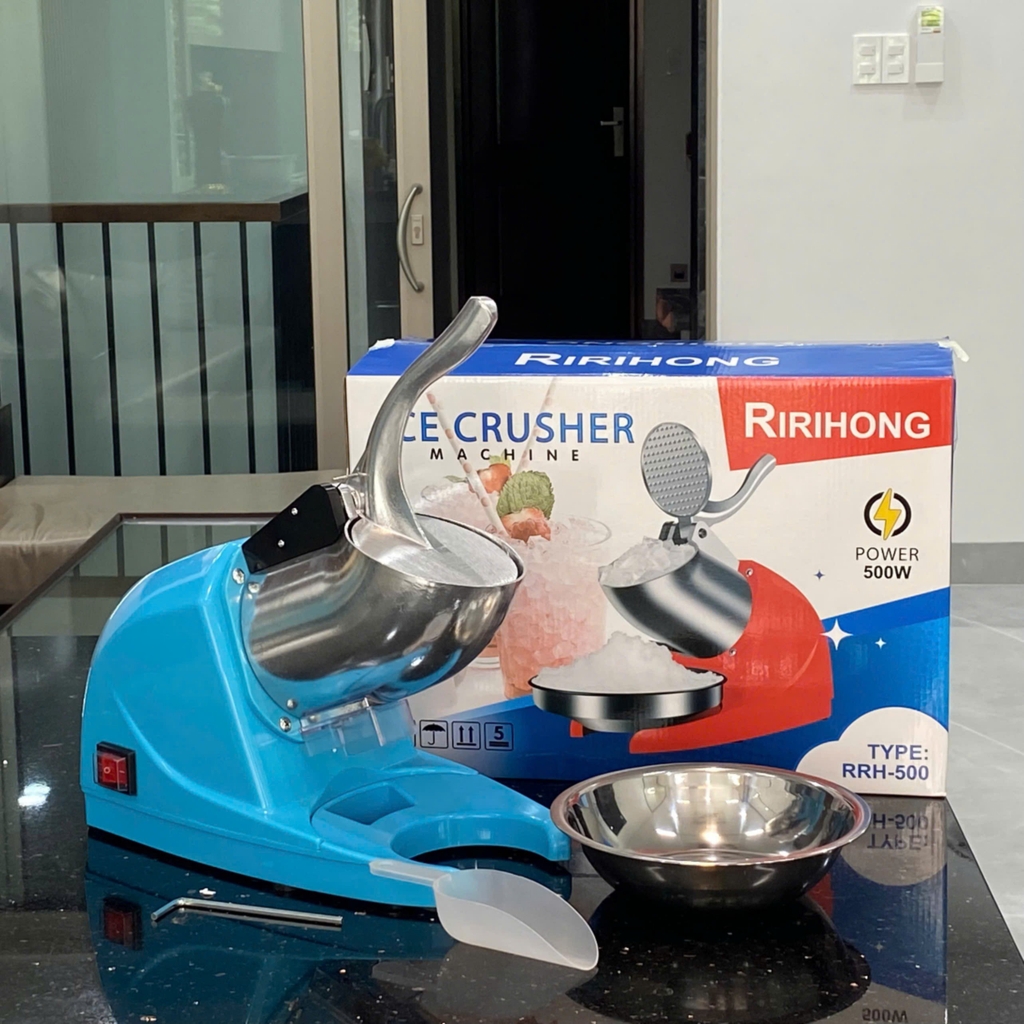 Máy bào đá tuyết 500W, 2 lưỡi Ririhong RRH500-2