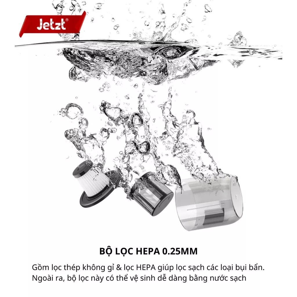 Máy Hút Bụi Giường Nệm Diệt Khuẩn UV Jetzt V10 Pro