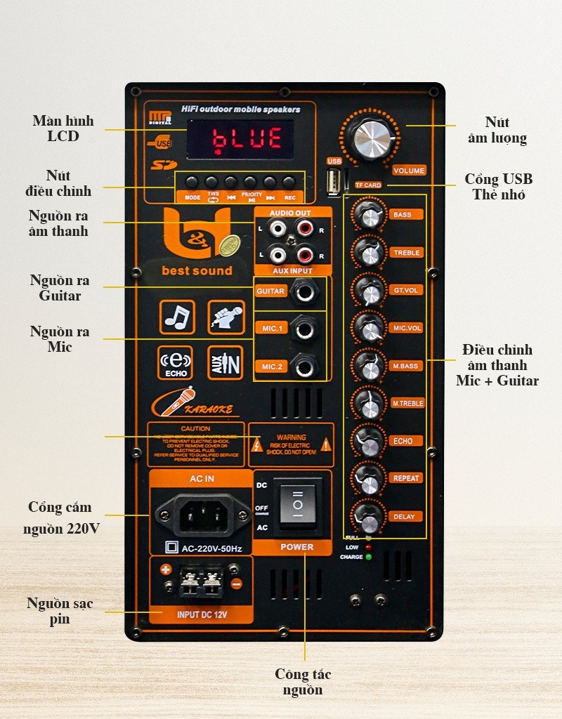 Loa 5 tấc đơn Bestsound BD-560