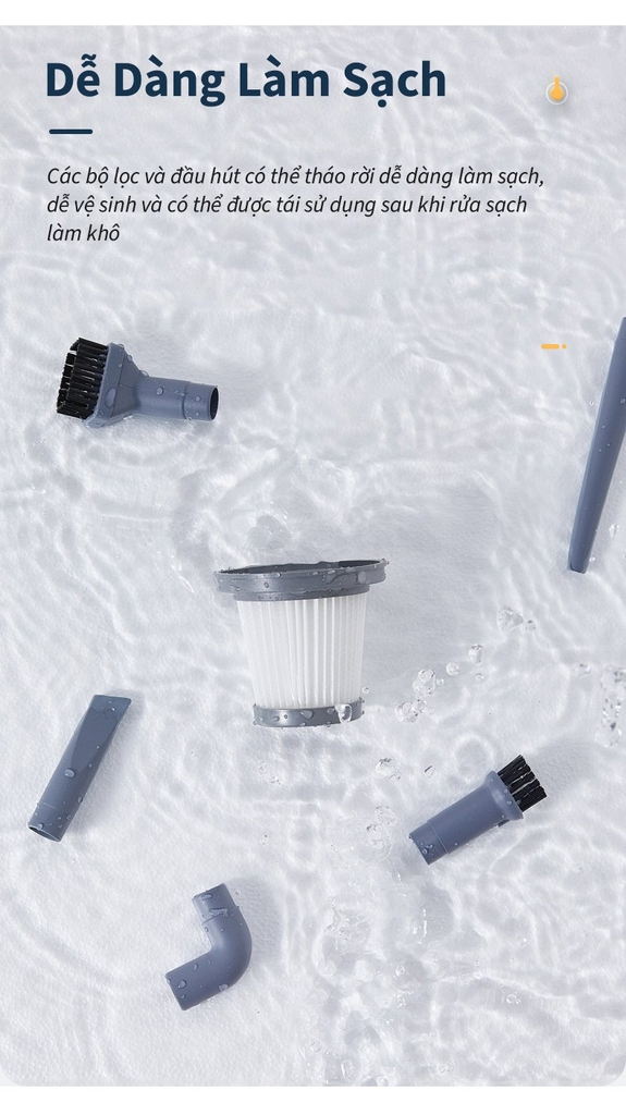 Máy hút bụi lau sàn 2 trong 1 Tsuki TS-LF20 (1tx9)